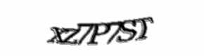 Security check image, please type the characters shown